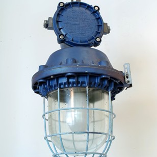 Blue Painted Pendant